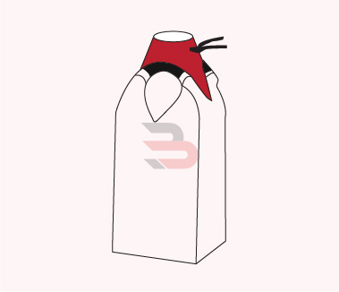 Single Loop with Conical Spout FIBC Bulk Bag 