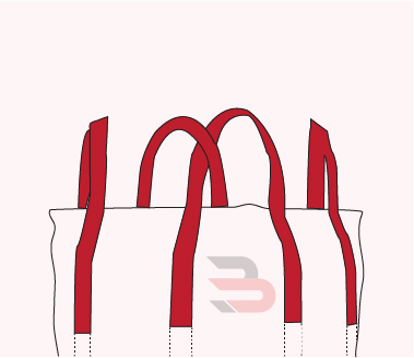 Cross Corner FIBC Bulk Bag 