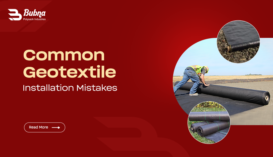 geotextile installation mistakes