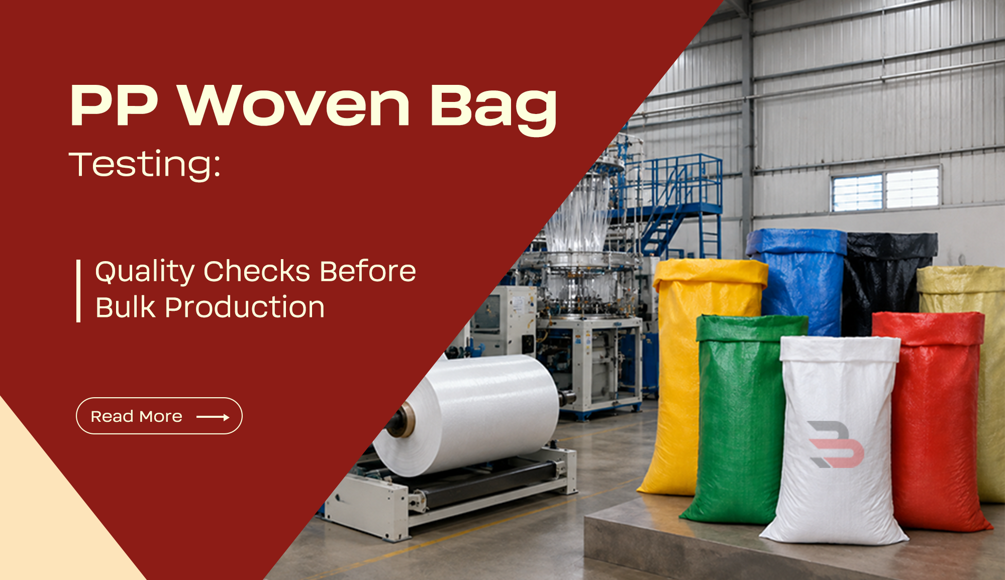 pp woven bag testing before bulk production